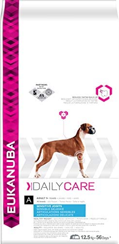 Eukanuba Daily Care Adulto – Alimento seco para perros con una articulaciones sensibles, 12,5 kg
