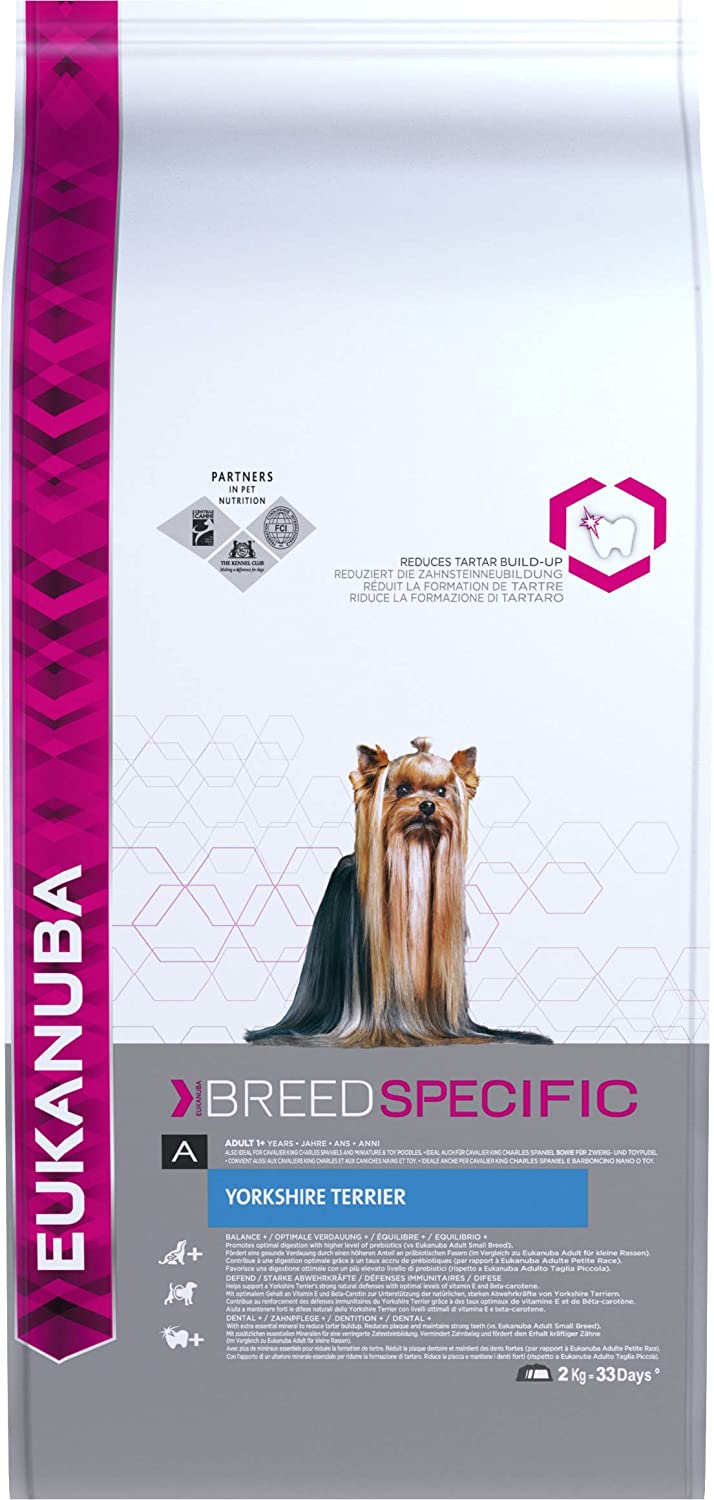 Eukanuba Alimento seco para perros adultos Yorkshire terrier 2 kg
